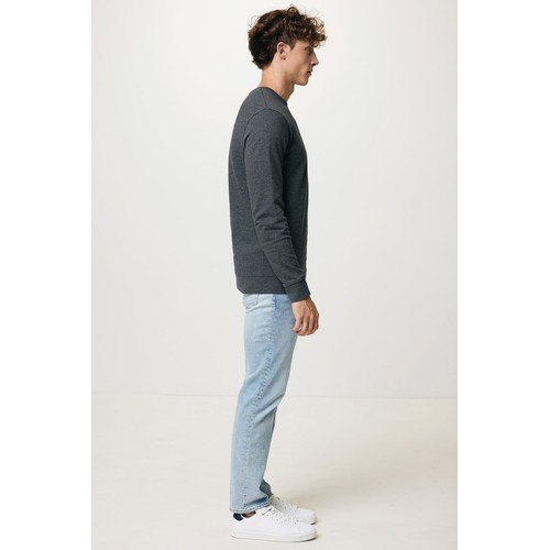 Iqoniq Denali recycled cotton crew neck undyed