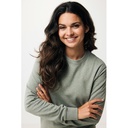 Iqoniq Denali recycled cotton crew neck undyed