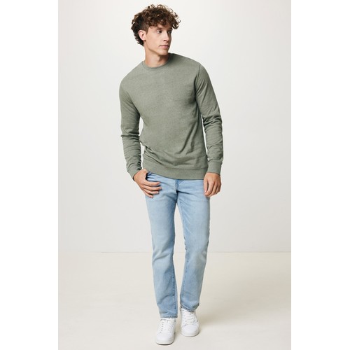 Iqoniq Denali recycled cotton crew neck undyed