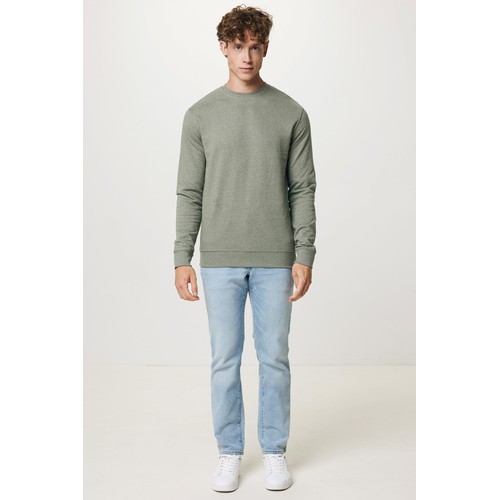 Iqoniq Denali recycled cotton crew neck undyed