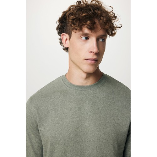Iqoniq Denali recycled cotton crew neck undyed