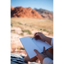 GRS certified recycled felt A5 softcover notebook