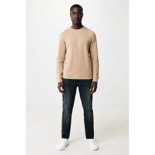 Iqoniq Denali recycled cotton crew neck undyed