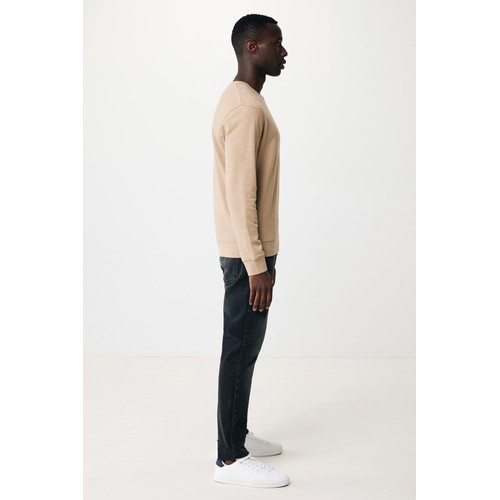 Iqoniq Denali recycled cotton crew neck undyed