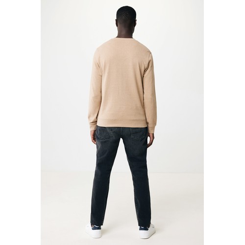 Iqoniq Denali recycled cotton crew neck undyed