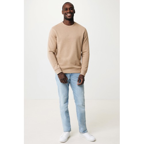 Iqoniq Denali recycled cotton crew neck undyed