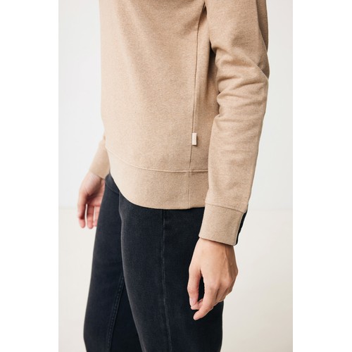 Iqoniq Denali recycled cotton crew neck undyed