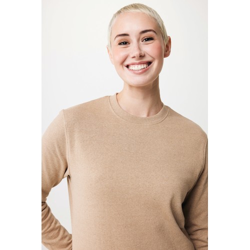 Iqoniq Denali recycled cotton crew neck undyed