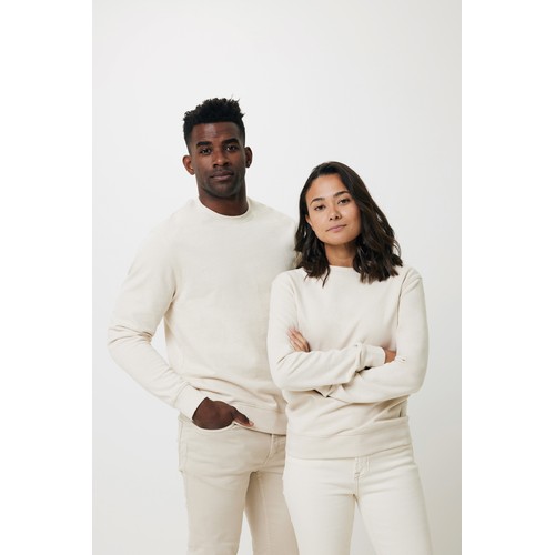 Iqoniq Denali recycled cotton crew neck undyed