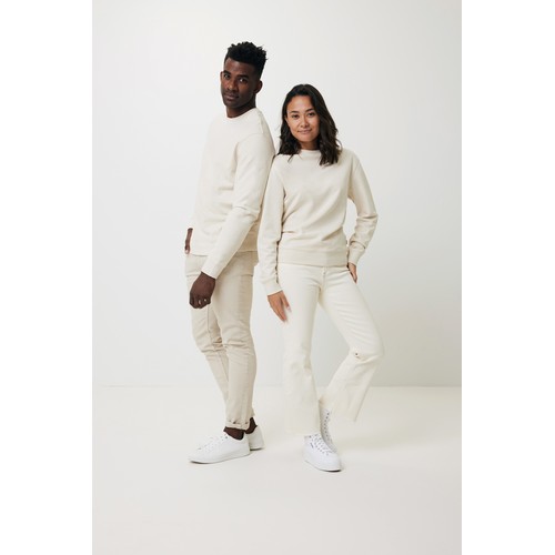Iqoniq Denali recycled cotton crew neck undyed