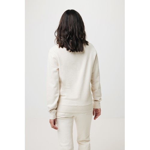 Iqoniq Denali recycled cotton crew neck undyed