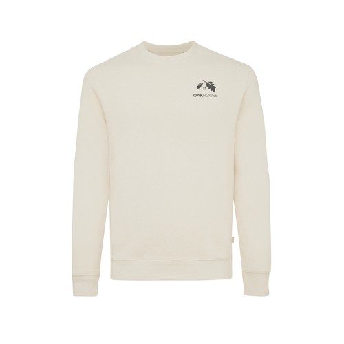 Iqoniq Denali recycled cotton crew neck undyed