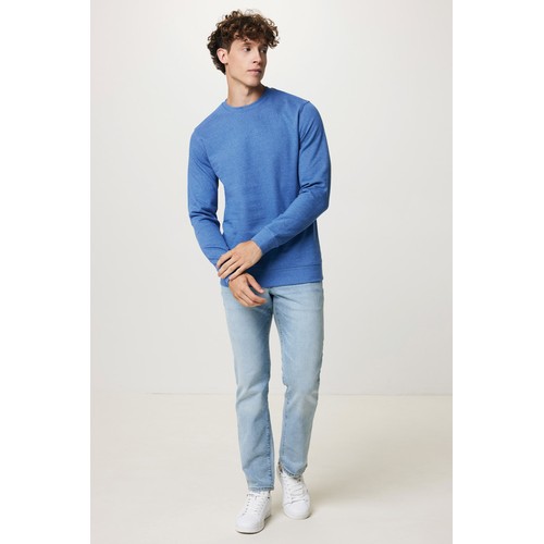 Iqoniq Denali recycled cotton crew neck undyed