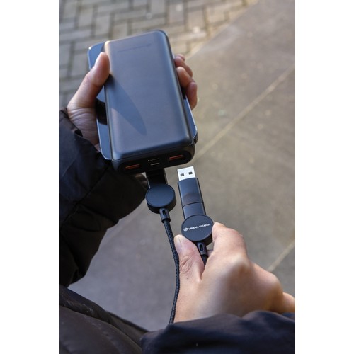 Oakland RCS recycled plastic 6-in-1 fast charging 45W cable
