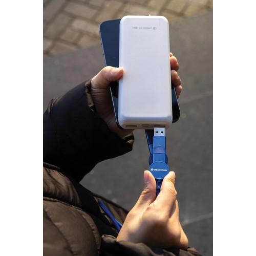 Oakland RCS recycled plastic 6-in-1 fast charging 45W cable