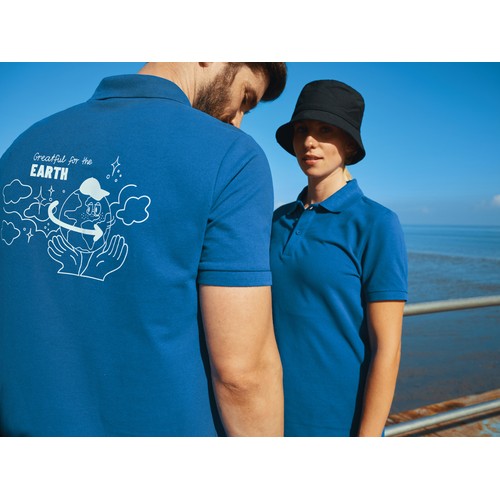 Iqoniq Yosemite recycled cotton pique polo