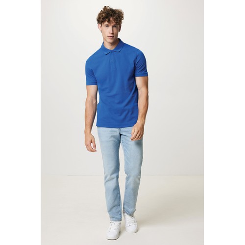 Iqoniq Yosemite recycled cotton pique polo