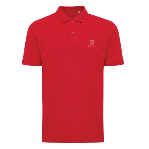 Iqoniq Yosemite recycled cotton pique polo
