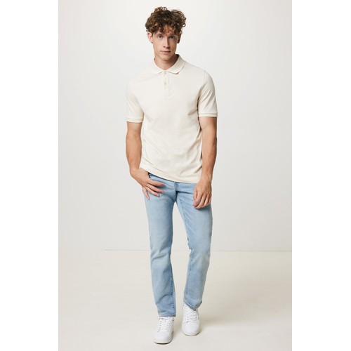 Iqoniq Yosemite recycled cotton pique polo