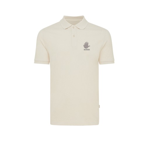 Iqoniq Yosemite recycled cotton pique polo