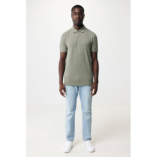 Iqoniq Yosemite recycled cotton pique polo