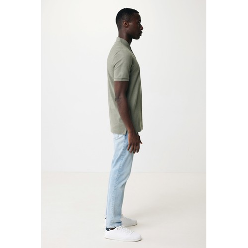 Iqoniq Yosemite recycled cotton pique polo