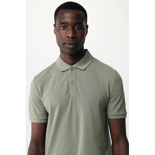 Iqoniq Yosemite recycled cotton pique polo