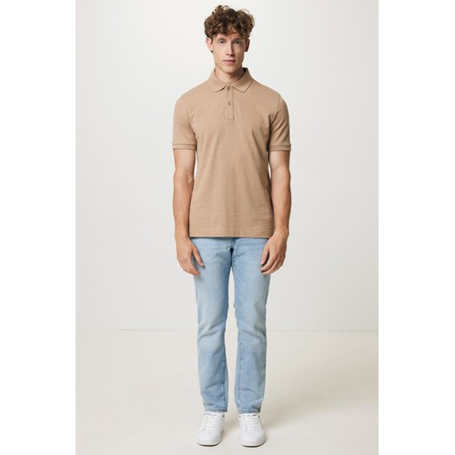 Iqoniq Yosemite recycled cotton pique polo