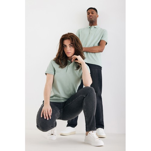 Iqoniq Yosemite recycled cotton pique polo