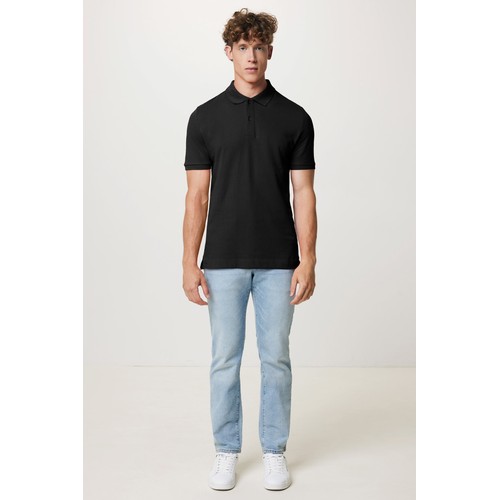 Iqoniq Yosemite recycled cotton pique polo