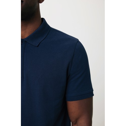 Iqoniq Yosemite recycled cotton pique polo