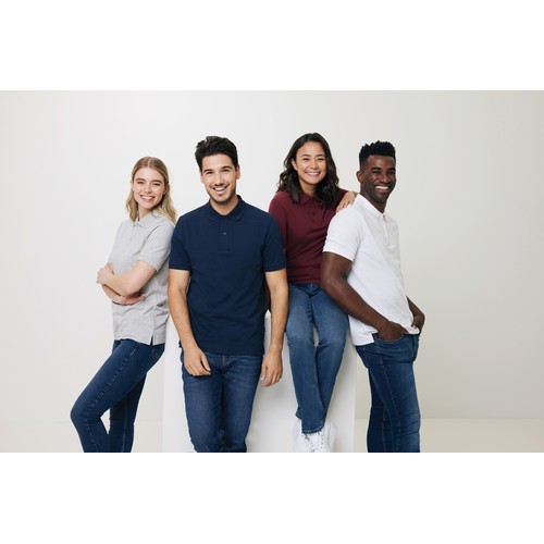Iqoniq Yosemite recycled cotton pique polo
