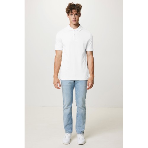 Iqoniq Yosemite recycled cotton pique polo