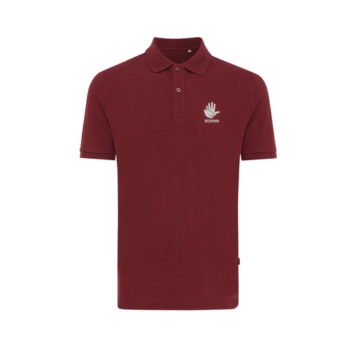 Iqoniq Yosemite recycled cotton pique polo