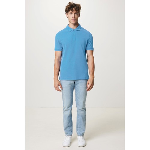 Iqoniq Yosemite recycled cotton pique polo