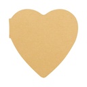 Custom sticky notepad CreaStick Heart Eco