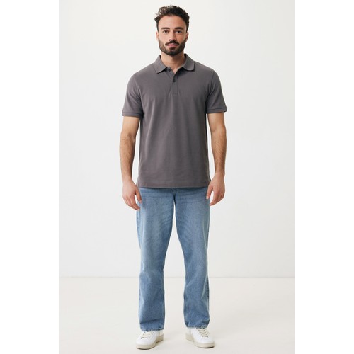 Iqoniq Yosemite recycled cotton pique polo