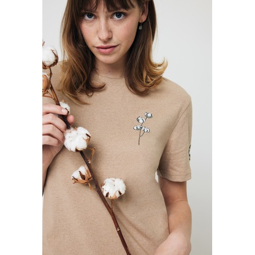 Iqoniq Manuel recycled cotton t-shirt undyed