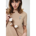 Iqoniq Manuel recycled cotton t-shirt undyed
