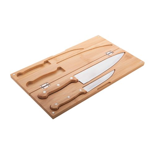 Bamboo Knife Set Sanjo