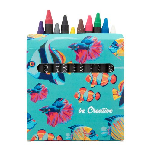 Custom 12 Pc Crayon Set Craxon 12