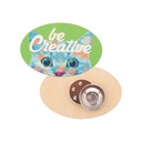 Custom Magnetic Badge WooBadge