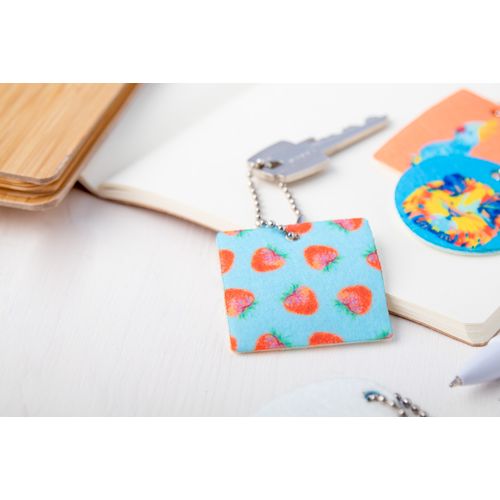 Custom Keyring, Square Felty