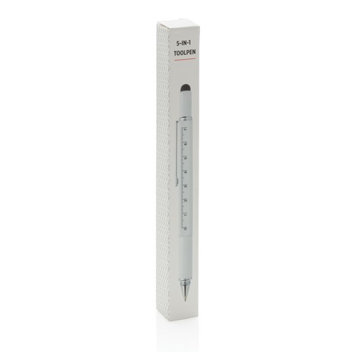 5-in-1 aluminium toolpen