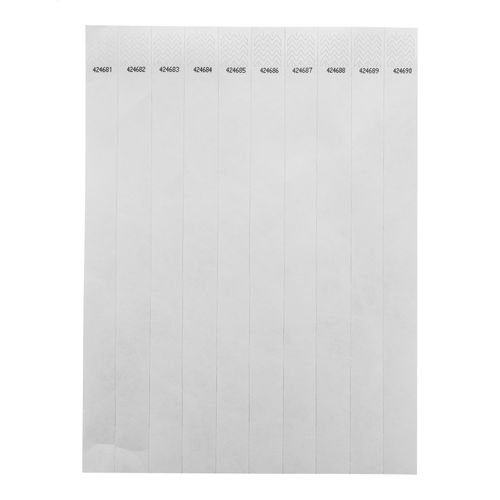 Tyvek Wristbands (10 Pcs) Wristvek