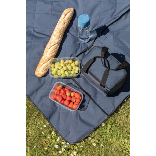 Impact Aware™ RPET foldable quilted picnic blanket