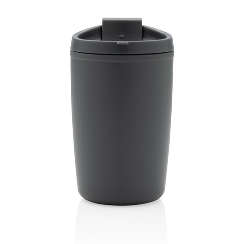 GRS Recycled PP tumbler with flip lid