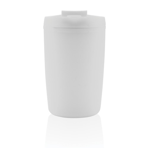 GRS Recycled PP tumbler with flip lid