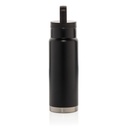 Leakproof vacuum on-the-go bottle with handle