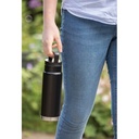 Leakproof vacuum on-the-go bottle with handle